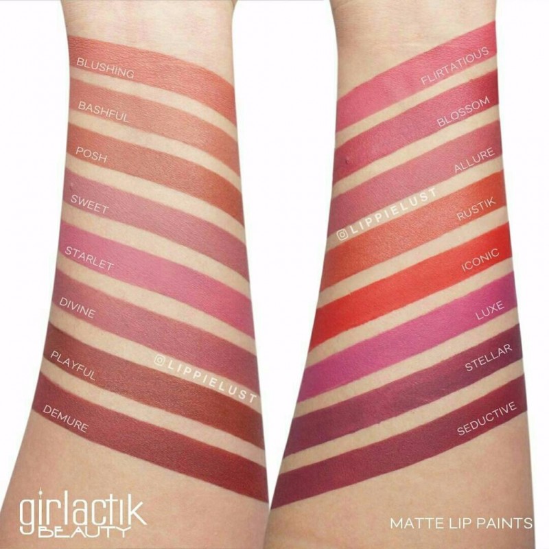 Girlactik,Mini Matte Lip Paint,Posh,ลิปจิ้มจุ่ม,girlactik matte lip paint, girlactik ราคา, girlactik matte lip paint รีวิว, girlactik matte lip paint ซื้อที่ไหน, girlactik รีวิว, girlactik matte lip paint พร้อมส่ง, girlactik matte lip paint sweet, girlactik matte lip paint ราคา, girlactik la creme lipstick swatches, girlactik girlactik ขาย, ลิป girlactik girlactik 14k face glimmer, girlactik matte lip paint in demure