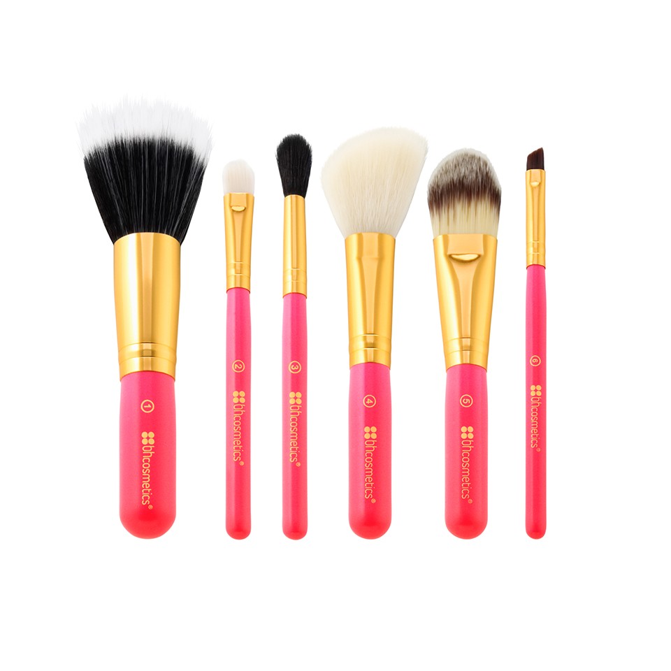 แปรงแต่งหน้า BH Cosmetics,Neon Pink ,6 Piece Brush Set with Cosmetic Bag, bh cosmetics แปรง, bh cosmetics รีวิว, bh cosmetics ดีไหม, bh cosmetics ซื้อที่ไหน, bh cosmetics พร้อมส่ง, แปรงแต่งหน้า บีเอช,BH Cosmetics,Bright White,6 Piece Brush Set with Cosmetic Bag,เซ็ตแปรง,แปรงแต่งหน้า,Brush