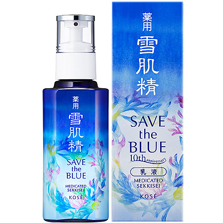 KOSE Save The Blue 10th Anniversary Sekkisei Emulsion 140ml