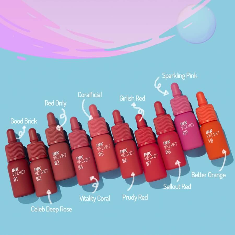 Peripera,Peripera Ink Valvet,Peripera Ink Valvet #04 Vitality Coral,Peripera Ink Valvetราคา,Peripera Ink Valvetรีวิว,Peripera Ink Valvetซื้อที่