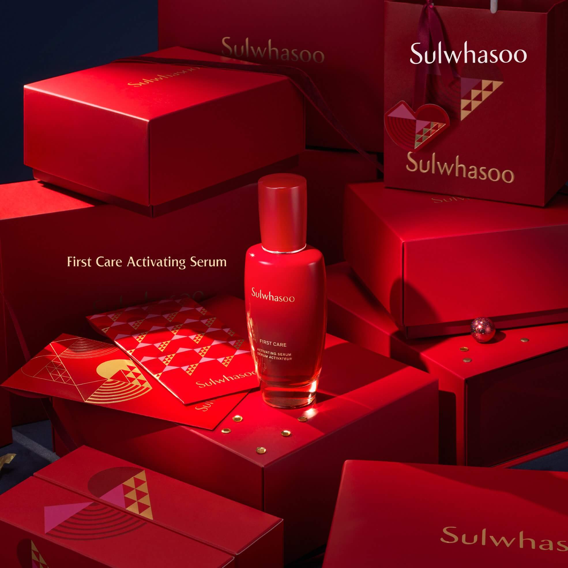 Sulwhasoo First Care Activating Serum Chinese New Year Limited Edition 120 ml  เฉลิมฉลองเทศกาลตรุษจีนไปกับ First Care Activating Serum Limited Edition ขวดสีสุดเอ็กคลูซีฟ  First Step ของปีกับขั้นตอนแรกในการบำรุงผิวที่เสริมประสิทธิภาพให้ขั้นตอนต่อไปของคุณดียิ่งกว่าที่เคย มาในรูปแบบขวดลิมิตเต็ดอิดิชั่น กับ First Care Activating Serum ผลิตภัณฑ์จากโซลวาซูที่ขายดีที่สุดตลอดกาล เหมาะกับเป็นของขวัญให้ตัวเอง หรือคนที่คุณรัก