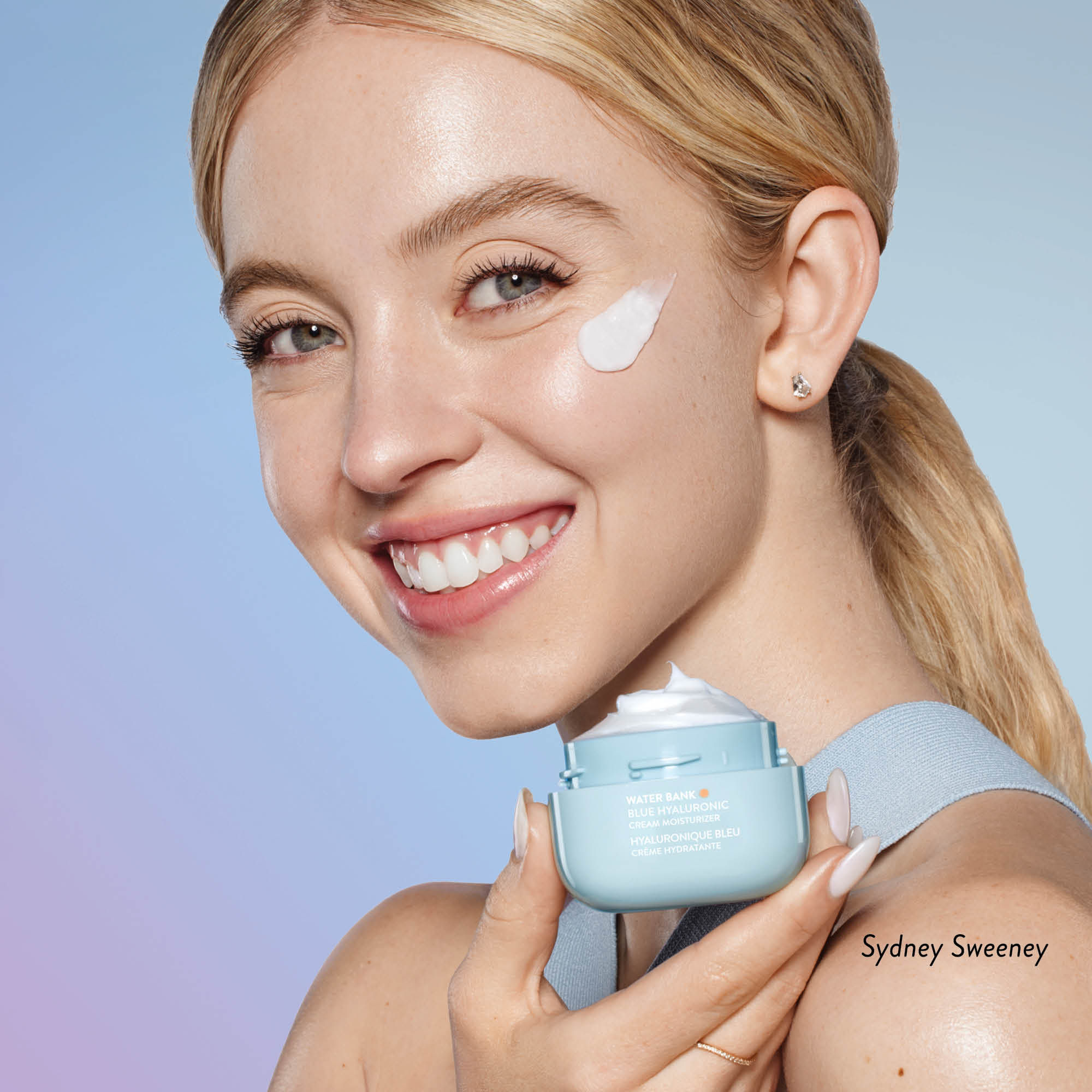 Water Bank Blue Hyaluronic Cream For Normal To Dry Skin 20ml ครีมบำรุงผิวเข้มข้น สำหรับผิวปกติ-ผิวแห้ง ด้วยส่วนผสมหลักจาก Blue Hyaluronic Acid 