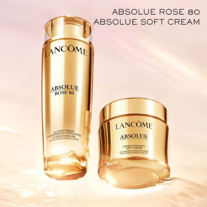 Lancome Absolue Rose 80 The Brightening And Revitalizing Toning Lotion 50ml , Lancome , ลังโคม , โลชั่นเนื้อเจล ,  น้ำตบ , โลชั่นบำรุงผิว , โทนเนอร์ ลังโคม